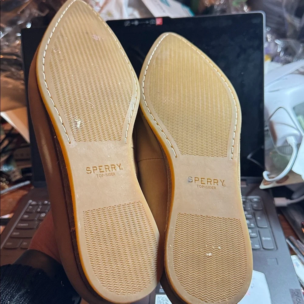 Sperry Tan Tassel leather Loafers size 10